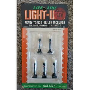 Vintage Life Like 5 Train Light-Ups Gas Light HO Scale NOS 🇺🇸 🇺🇸 USA